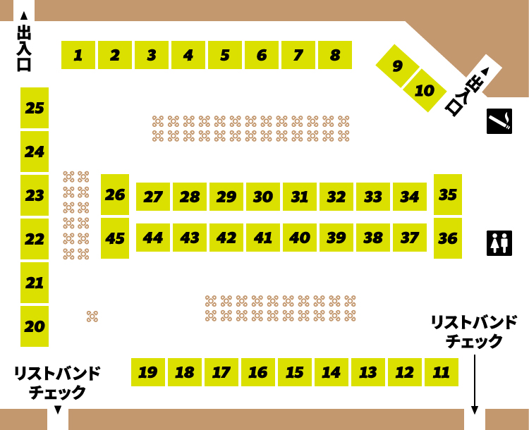 ハンバーガーフェスティバル 2025 in お台場 会場マップ